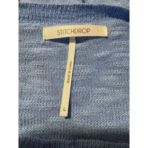 STITCHDROP Sea La Vie Lightweight Sweater Coastal Nautical Beach Boho Size Large - Picture 6 of 6